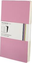 Couverture du livre « Carnet volant ligne grand format set 2 couv. souple rose » de Moleskine aux éditions Moleskine