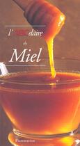 Couverture du livre « L'abcdaire du miel » de Paul Vannier aux éditions Flammarion