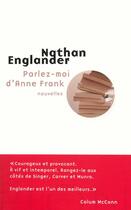 Couverture du livre « Parlez-moi d'Anne Frank » de Nathan Englander aux éditions Plon