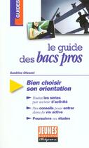 Couverture du livre « Guide des bacs pro » de Sandrine Chesnel aux éditions Studyrama