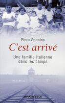 Couverture du livre « C'est arrivé ainsi ; la famille italienne dans les camps » de Sonnino-P aux éditions Armand Colin