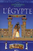 Couverture du livre « L'Egypte pop-up » de Leigh Grant aux éditions Pere Castor
