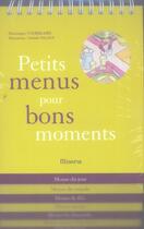 Couverture du livre « Petits Menus Pour Bons Moments » de Tourrilhes/Palous aux éditions La Martiniere
