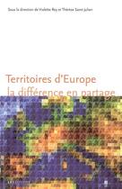 Couverture du livre « Territoires d'europe, la difference en partage » de Violette Rey aux éditions Ens Lyon