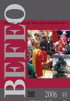 Couverture du livre « Bulletin Efeo N.93 ; 2006 » de  aux éditions Ecole Francaise Extreme Orient