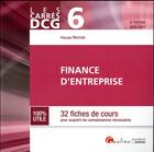 Couverture du livre « Finance d'entreprise 2016-2017 » de Pascale Recroix aux éditions Gualino