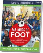 Couverture du livre « 365 jours de foot 2019 » de Nicolas Gettliffe aux éditions Editions 365