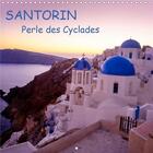 Couverture du livre « Santorin, perle des Cyclades (édition 2020) » de Kamel Salem aux éditions Calvendo