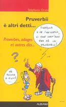 Couverture du livre « Pruverbii e altri detti / proverbes et dicton » de Stephanie Orsini aux éditions Albiana