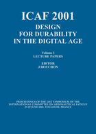 Couverture du livre « Icaf 2001 ; design for durability in the digital age » de  aux éditions Cepadues