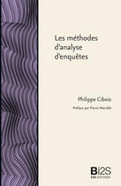 Couverture du livre « Les méthodes d'analyse d'enquête » de Philippe Cibois aux éditions Ens
