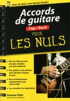 Couverture du livre « Accords de guitare pop/rock pour les nuls » de Antoine Polin aux éditions First