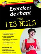 Couverture du livre « Exercices de chant pour les nuls » de Vincent Bonzom aux éditions First