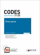Couverture du livre « Codes essentiels 2022 Droit pénal - À jour au 1er août 2022 » de Beernaert/Tulkens aux éditions Larcier