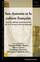Couverture du livre « San-Antonio et la culture française » de  aux éditions Universite De Savoie