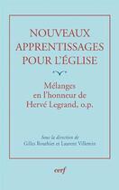 Couverture du livre « Nouveaux apprentissages pour l'eglise » de Gilles Routhier aux éditions Cerf