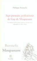 Couverture du livre « Sept portraits perfectionnes de guy de maupassant » de Bonnefis/Adami aux éditions Galilee