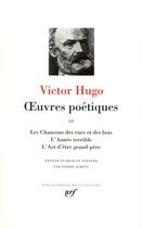 Couverture du livre « Oeuvres poétiques Tome 3 » de Victor Hugo aux éditions Gallimard