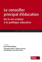Couverture du livre « Le conseiller principal d'éducation (3e édition) » de  aux éditions Berger-levrault