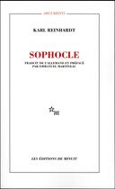 Couverture du livre « Sophocle » de Reinhard aux éditions Minuit
