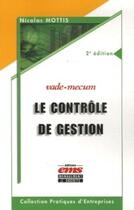 Couverture du livre « Le contrôle de gestion » de Nicolas Mottis aux éditions Editions Ems