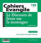Couverture du livre « Cahiers evangile - numero 195 » de  aux éditions Cerf