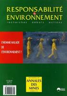 Couverture du livre « REVUE RESPONSABILITE & ENVIRONNEMENT : l'homme malade de l'environnement ? » de William Dab aux éditions Eska