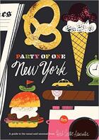 Couverture du livre « Nyc party of one (folded map) » de  aux éditions Herb Lester