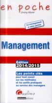 Couverture du livre « Le management (édition 2014-2015) » de Jimmy Morel aux éditions Gualino