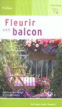 Couverture du livre « Fleurir son balcon » de Maroussy-Deschamps aux éditions Ouest France