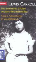 Couverture du livre « Les aventures d'Alice au pays des merveilles ; Alice's adventures in Wonderland » de Lewis Carroll aux éditions Langues Pour Tous