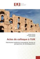 Couverture du livre « Actes de colloque a l'uik » de Gmach Nomen aux éditions Editions Universitaires Europeennes