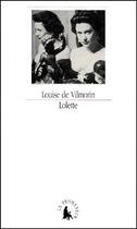Couverture du livre « Lolette » de Louise De Vimlorin aux éditions Gallimard