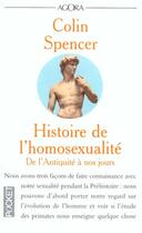 Couverture du livre « L'Histoire De L'Homosexualite » de Colin Spencer aux éditions Pocket