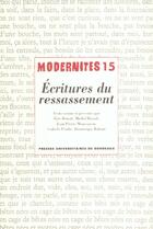 Couverture du livre « Ecritures du ressassement » de Braud M Benoit Eric aux éditions Pu De Bordeaux