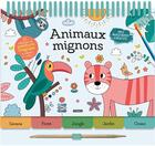 Couverture du livre « Animaux mignons ; en peinture magique » de  aux éditions Philippe Auzou