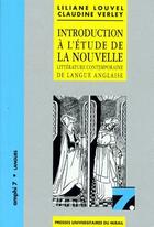 Couverture du livre « Introduction à l'étude de la nouvelle » de Louvel Verlay aux éditions Pu Du Midi