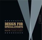 Couverture du livre « Design for special events - 500 of the best logos invitations & graphics (paperback) » de Peleg Top aux éditions Rockport