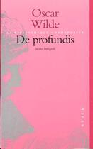 Couverture du livre « De Profundis » de Oscar Wilde aux éditions Stock