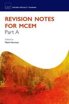 Couverture du livre « Revision Notes for MCEM Part A » de Mark Harrison aux éditions Oup Oxford