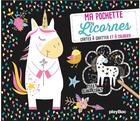 Couverture du livre « Mini pochette licornes - cartes a gratter et a colorier » de Angelina Del Sol aux éditions Play Bac
