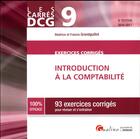 Couverture du livre « Exercices corrigés d'introduction à la comptabilité 2016-2017 » de Beatrice Grandguillot et Francis Grandguillot aux éditions Gualino