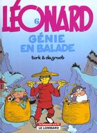 Couverture du livre « Léonard T.6 ; génie en balade » de Bob De Groot et Turk aux éditions Lombard
