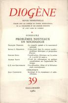 Couverture du livre « Diogene 39 » de Collectifs Gallimard aux éditions Gallimard