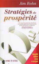 Couverture du livre « Stratégies de prospérité » de Jim Rohn aux éditions Un Monde Different