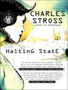 Couverture du livre « Halting State » de Charles Stross aux éditions Penguin Group Us