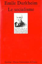 Couverture du livre « Socialisme n.138 (le) » de Emile Durkheim aux éditions Puf