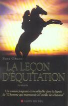 Couverture du livre « La lecon d'equitation » de Gruen-S aux éditions Albin Michel
