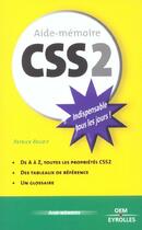 Couverture du livre « Css2 » de Beuzit P aux éditions Eyrolles