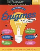 Couverture du livre « Énigmes (édition 2016) » de  aux éditions Editions 365